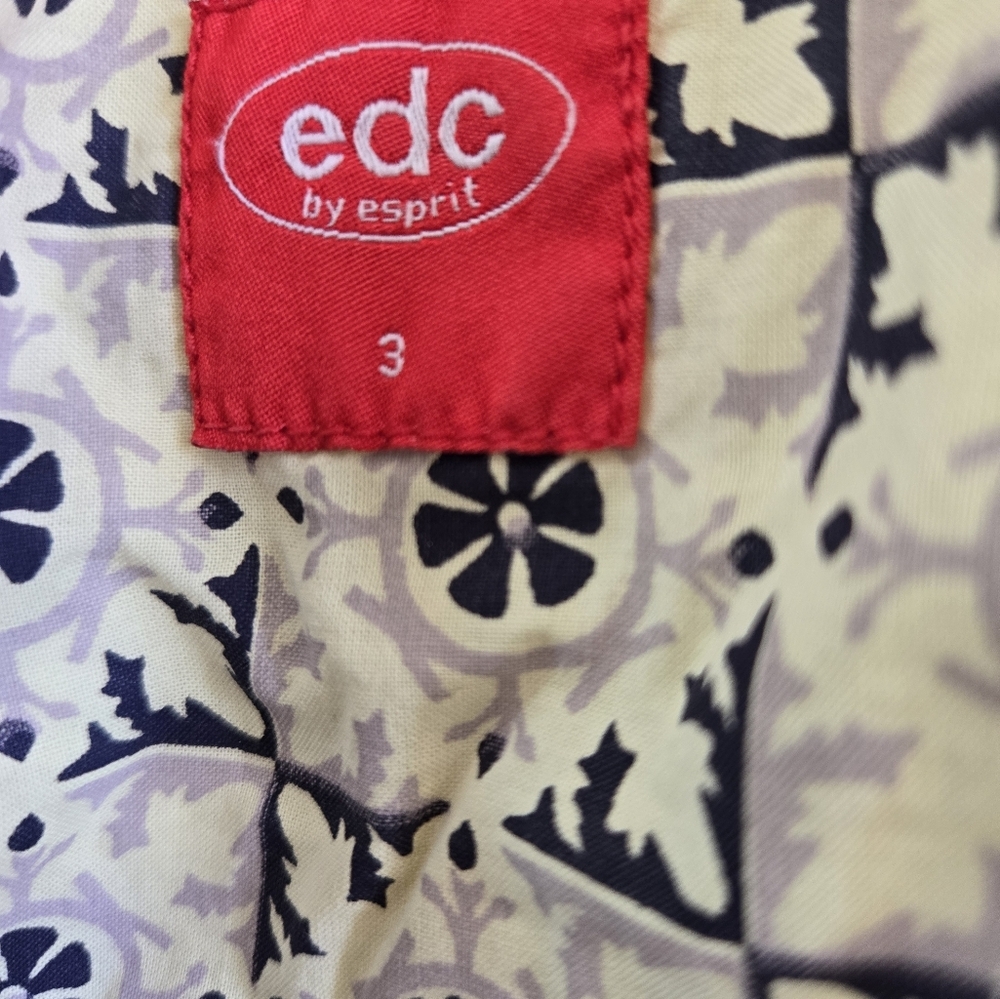 EDC BY ESPRIT Pale Yellow Women's Jacket.Size 3 - Picture 11 of 14